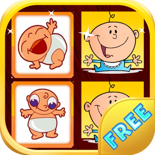 Baby Matching Game - Baby Memory Game Icon