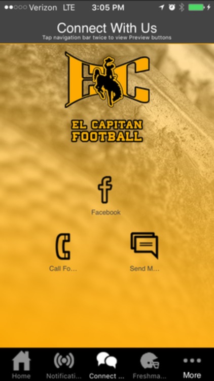 El Capitan Football app