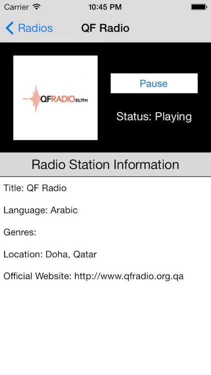 Qatar Radio Live Player (Doha/ قطر راديو / العربية screenshot-3