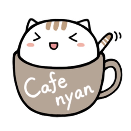 Cat In Cup Stickers icon