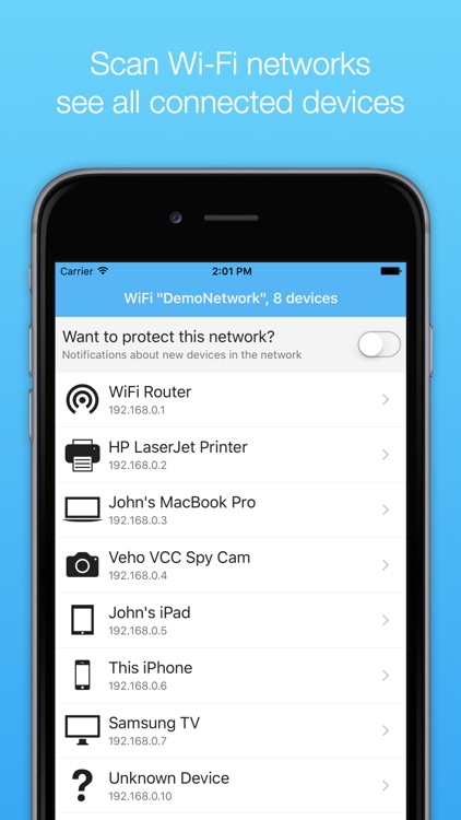 WiFi Guard - Scan devices and protect your Wi-Fi from intruders