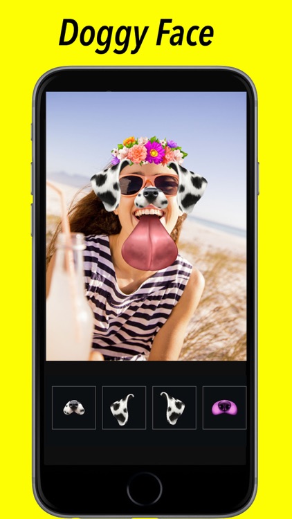 Faceu stickers - funny filters Dog face & Emoji