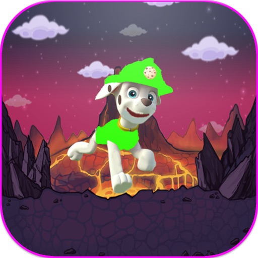 The Volcano Dog paw in patrol iOS App