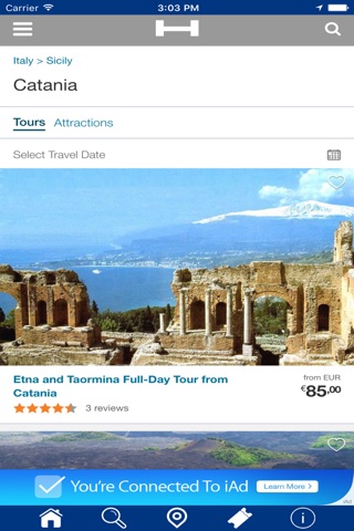 Catania Hotels + Compare and Booking Hotel for Tonight with map and travel tour screenshot 2