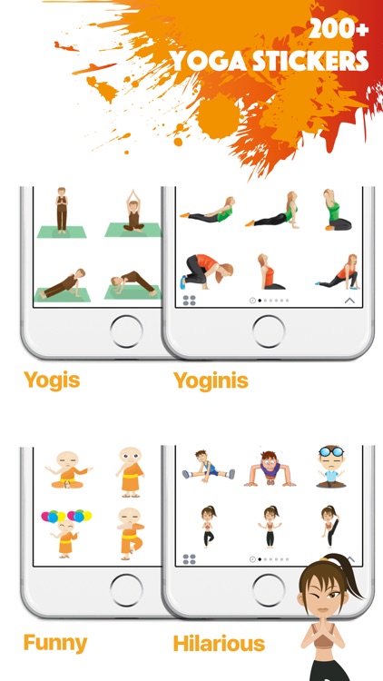 Yoga Stickers for iMessage