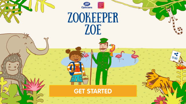 Zookeeper Zoe - Boots Opticians Eye Chec