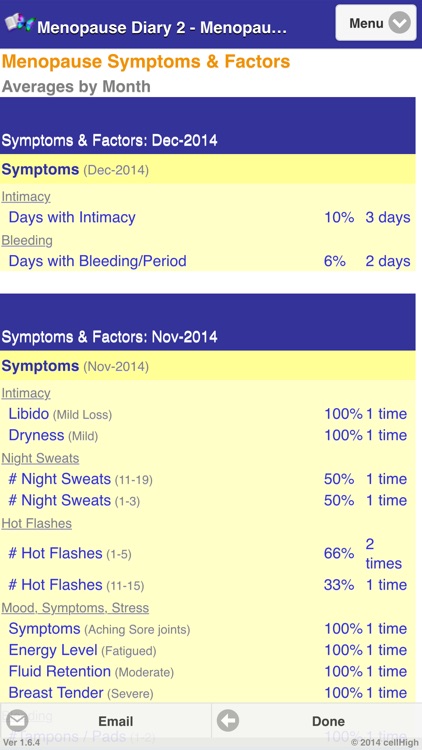 Menopause Diary 2 screenshot-3