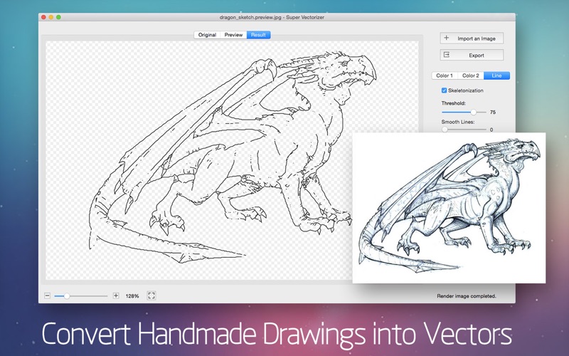 Скриншот из Super Vectorizer 2 - Vector Trace Tool