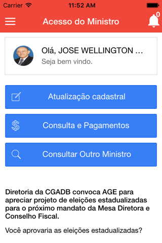 CGADB - Convenção Geral screenshot 4