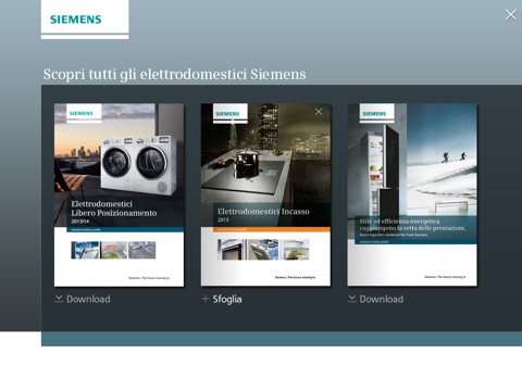 Siemens elettrodomestici screenshot 2