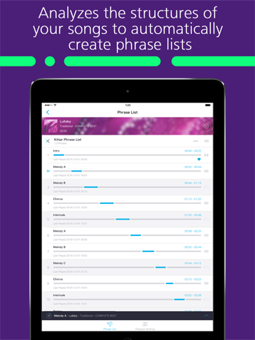 Kittar - Phrase Practice App - screenshot 2