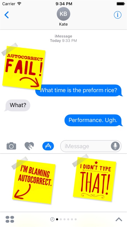 Blame Autocorrect!