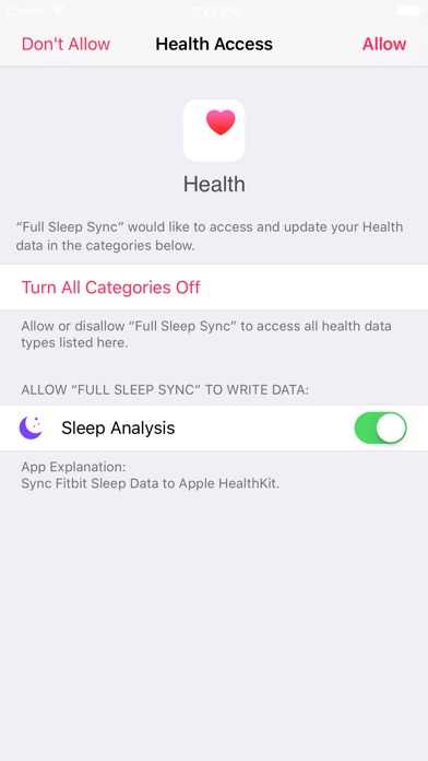 Sleep Sync for Fitbit screenshot1