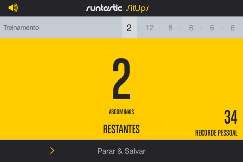 Runtastic Sit-Ups Trainer PRO screenshot 2