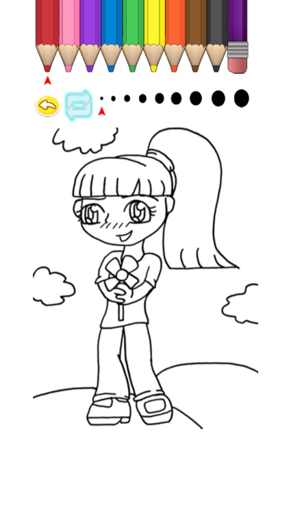 Kids Coloring Book - Minase