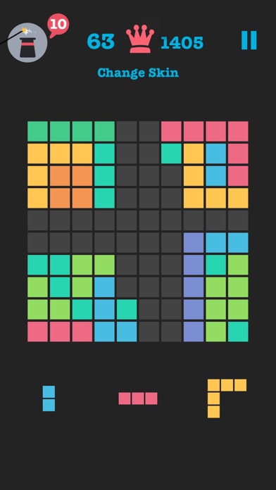 10-10 Block Logic: 10/10 Dots Puzzle & Traces Free screenshot 2