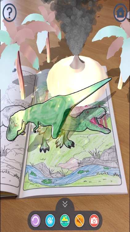 AREVO DINO - 3D AR COLORING