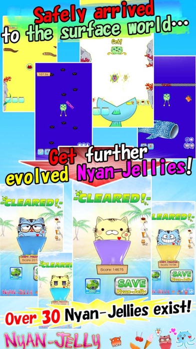 How to cancel & delete Nyan-Jelly  Get & Float: Decorate with sweets! from iphone & ipad 2