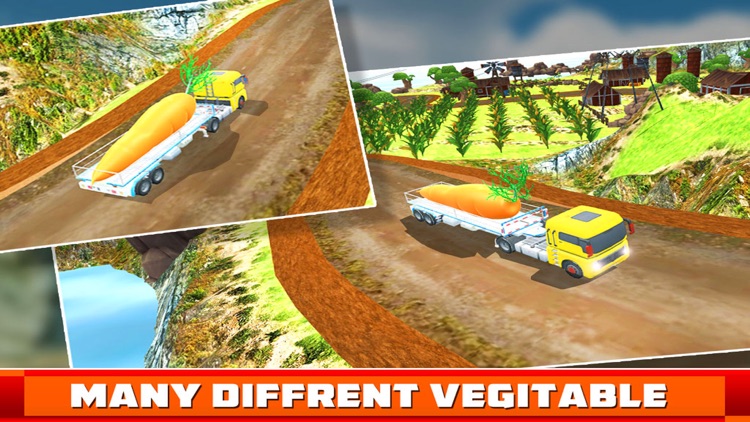 Big Vegetables Off-Road Farm Transporter Truck