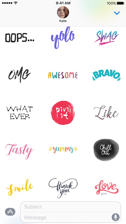 TypeTalk Stickers