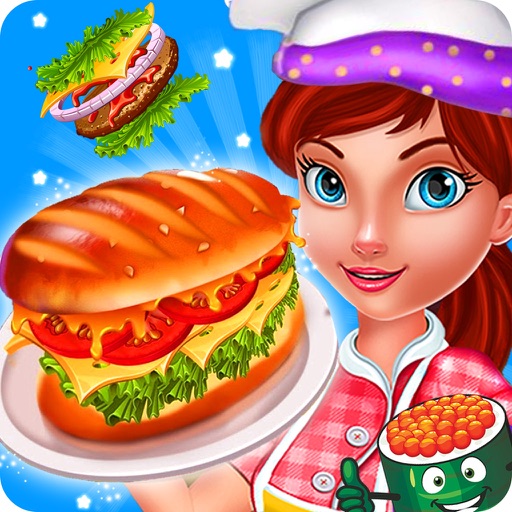 Tasty Burger Dash: Free Cooking Mama Icon