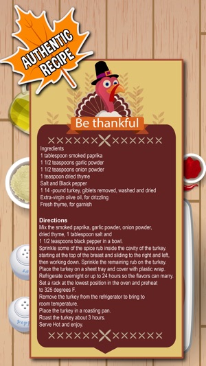 Turkey Roast-Thanksgiving Little Girls Chef Game(圖2)-速報App