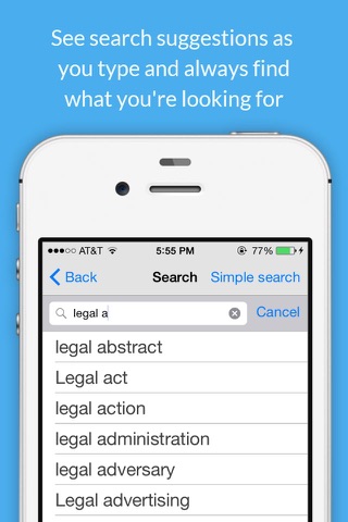 Legal Dictionary screenshot 4