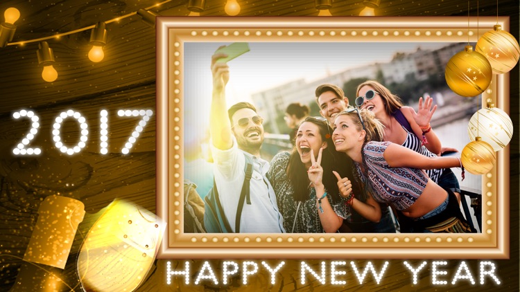Happy New Year Photo Frame 2017