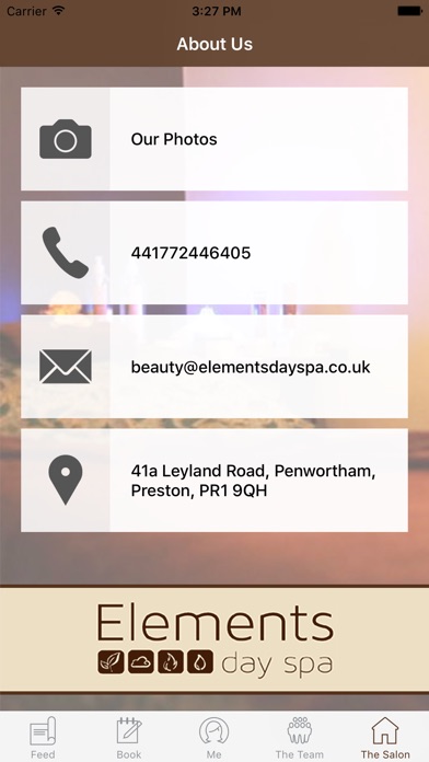 Elements Day Spa Preston screenshot 3