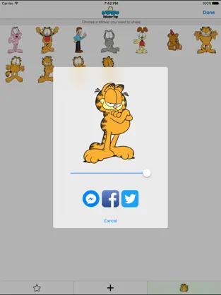 Captura de Pantalla 3 Garfield - StickerTap iphone