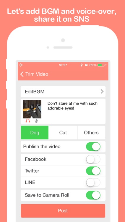 PiVid～You can  share 15 sec videos related to pets !～ screenshot-2