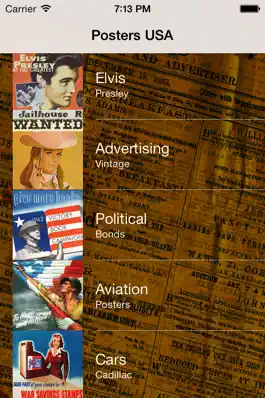 Game screenshot American Posters Retina - worldwide collection mod apk