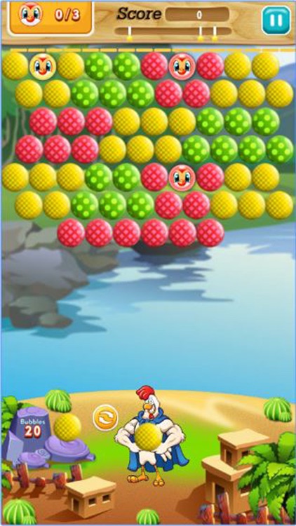 Chicken Bubble Shooter Farm : Chicken hero screenshot-4