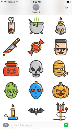 Fun Halloween Stickers