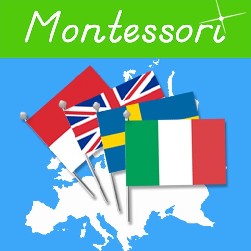 Le Bandiere dell’Europa- Montessori Geografia icon