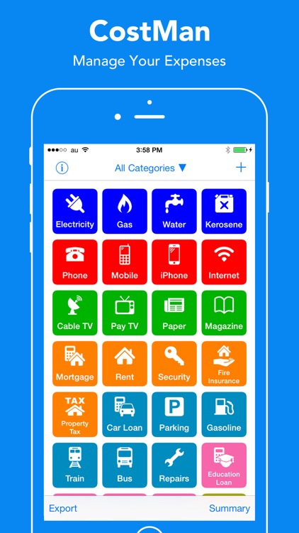 CostMan - manage your expenses