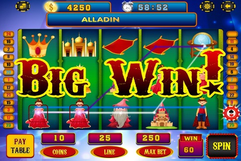 Casino Hit it Slots Lucky Magic 7 of Aladdin's Rich Gold Lamp Pro screenshot 2