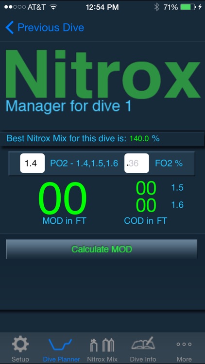 iDive Planner