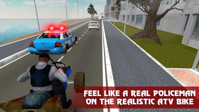 Police ATV Simulator: City Quad Bike Racing 3D(圖4)-速報App