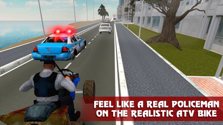 Police ATV Simulator: City Quad Bike Racing 3D screenshot-3