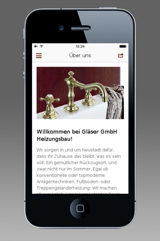 Screenshot of Heizungsbau Gläser