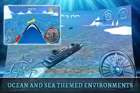 Euro Yacht Sailing 3D: Jet Ski Ship Sims Boat Race screenshot 3