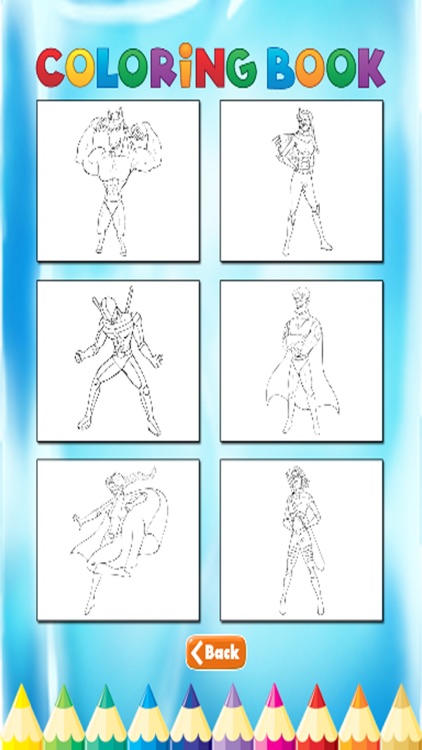 Total hero coloring book - for Kid screenshot-4