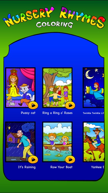 Nursery Rhymes Coloring Pages For Kids & Toddlers