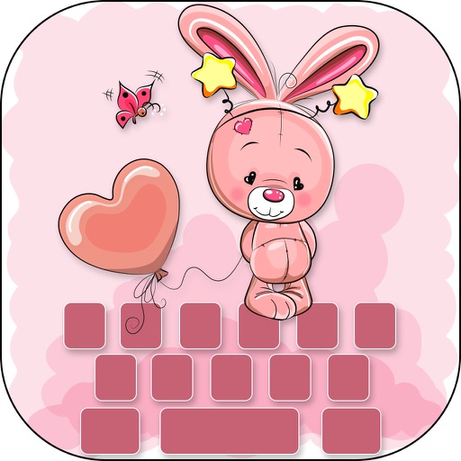 Cute Keyboard for Girls - Pink Theme, Font & Emoji iOS App