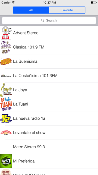 Radio NicaraguaCapture d'écran de 1