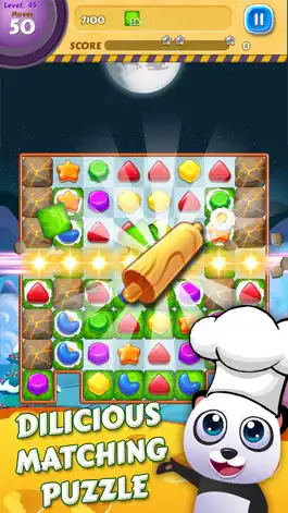 Game screenshot Panda Kitchen Story - Cookie Smash Match 3 mod apk
