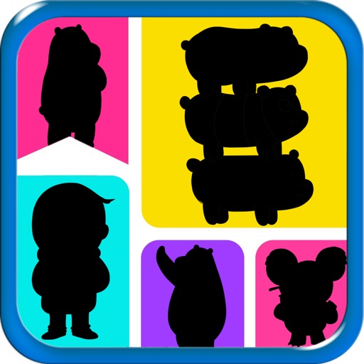 Kids Shadow Quiz We Bare Bears Edition Icon