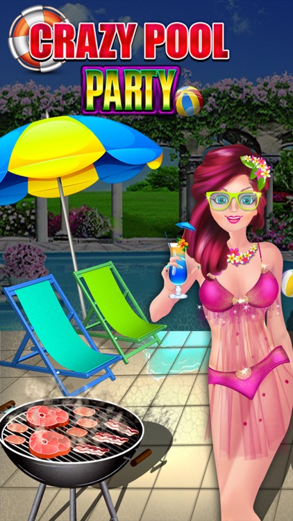 Crazy Pool Party Make-over Girl-s Swimming Costume