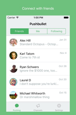 Pushbullet screenshot 3